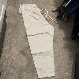 Draw string cotton pants